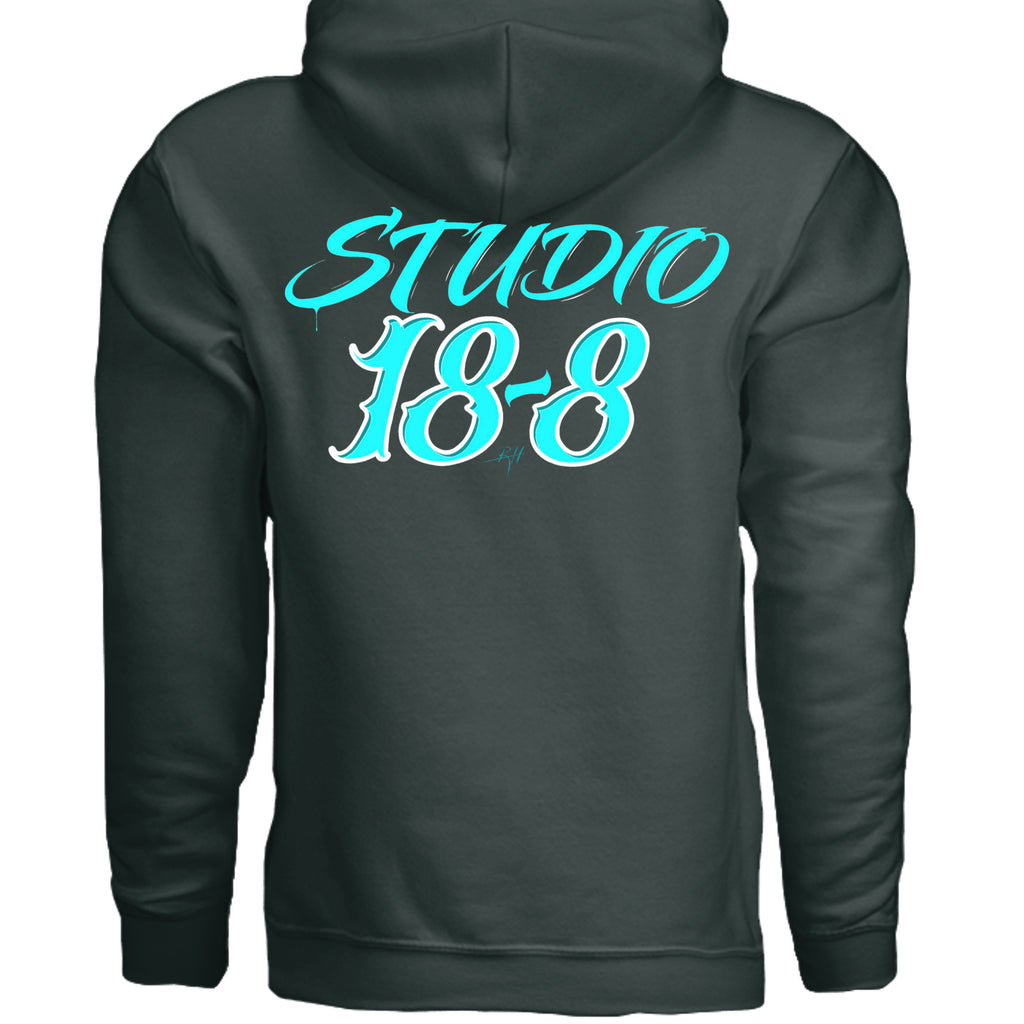 Fan Charcoal Heather - G185 - BACK