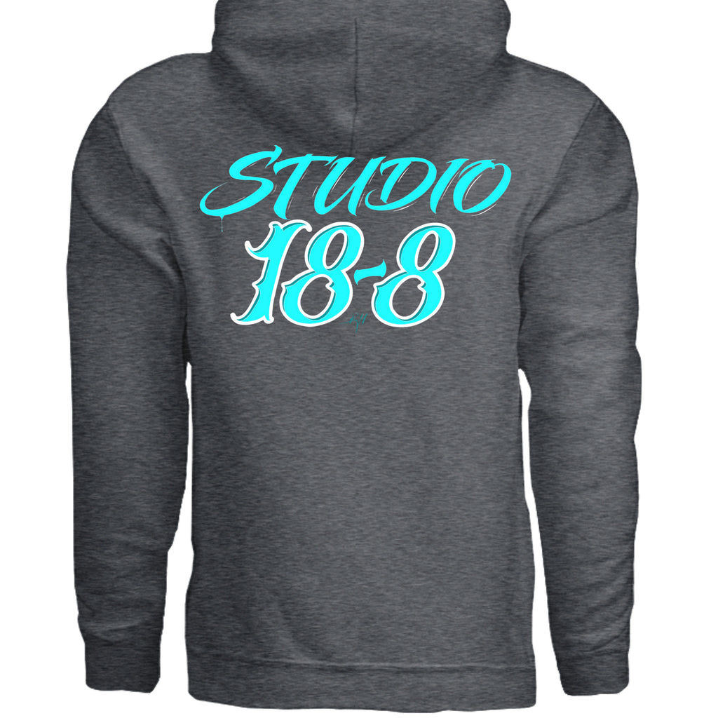 DARK HEATHER - G185 - BACK