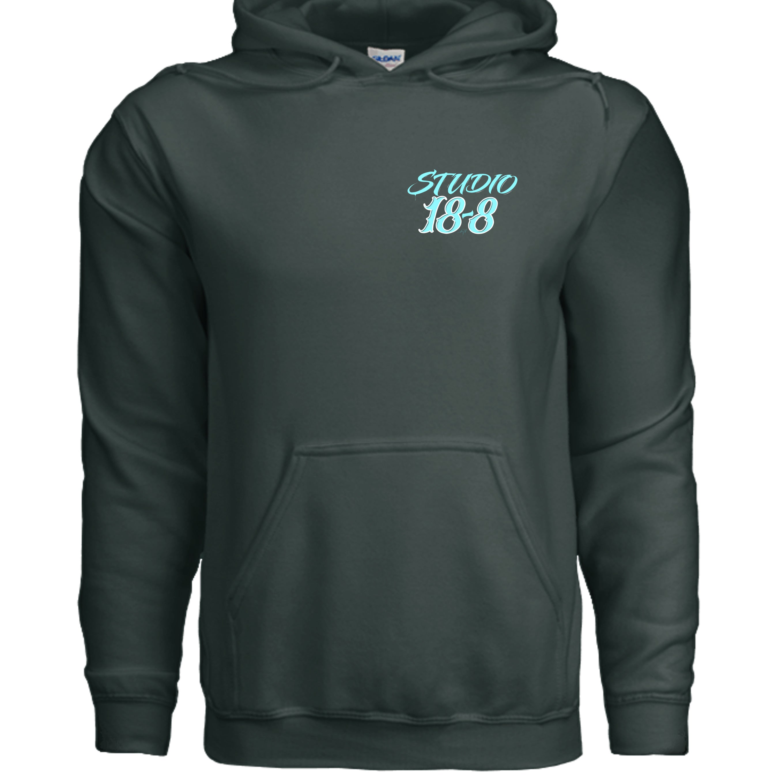 Fan Charcoal Heather - G185 - FRONT