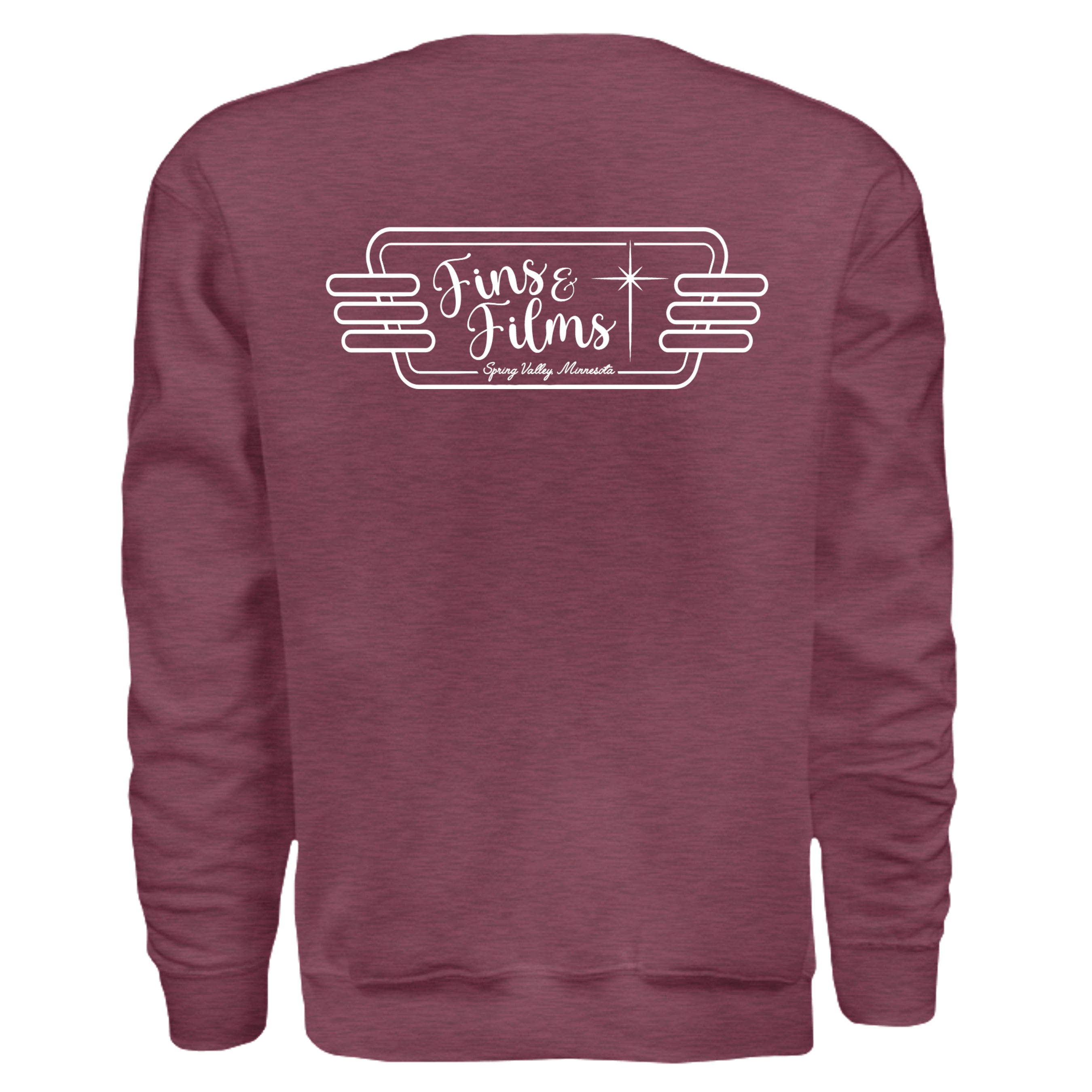 Heather Sport Dark Maroon - G180 - BACK