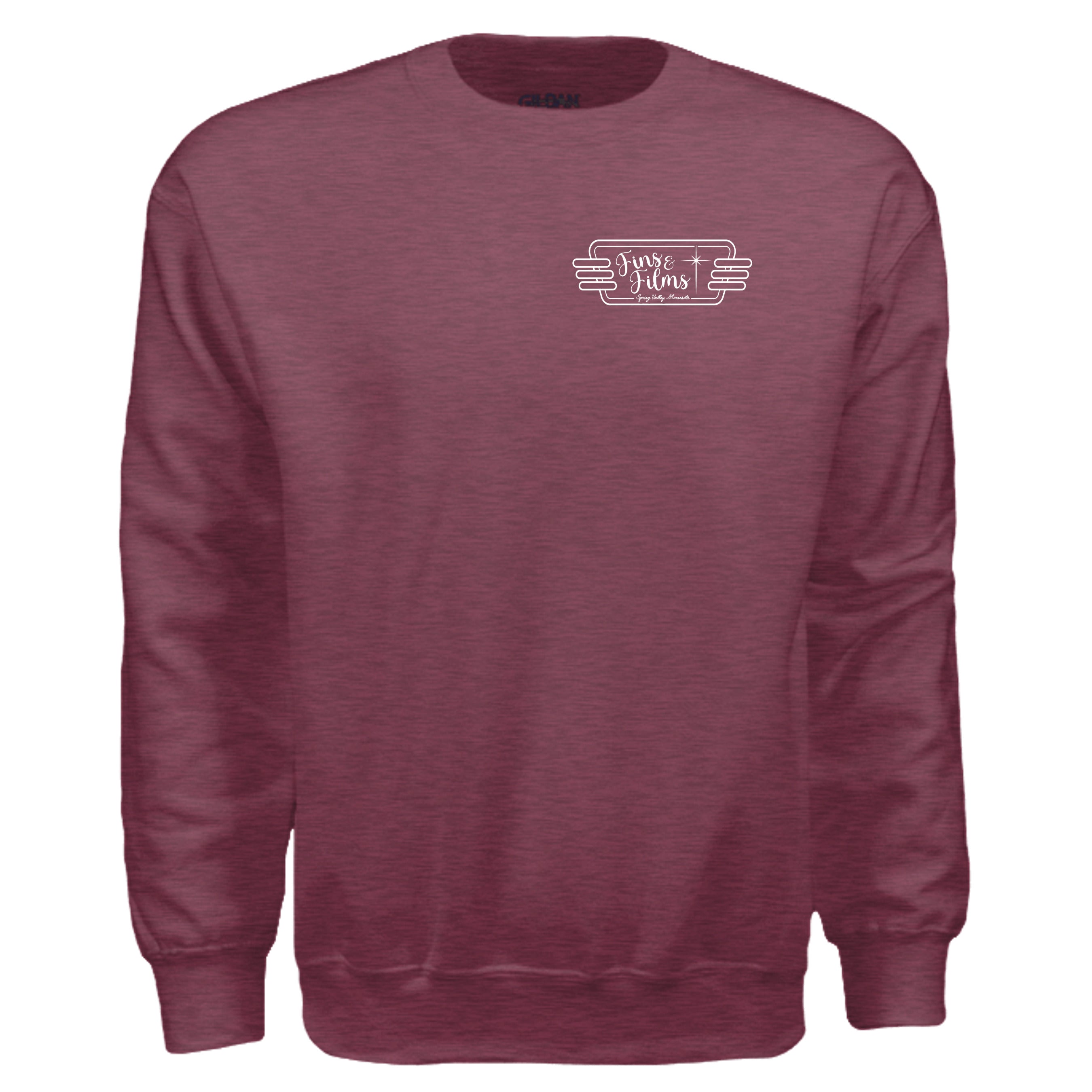 Heather Sport Dark Maroon - G180 - FRONT