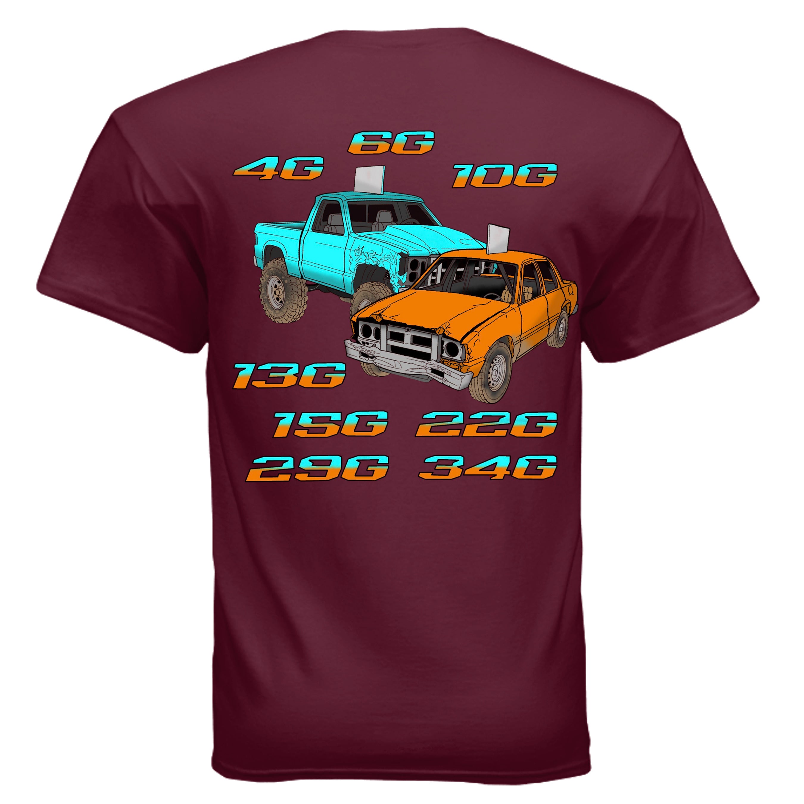 MAROON - G500 - BACK