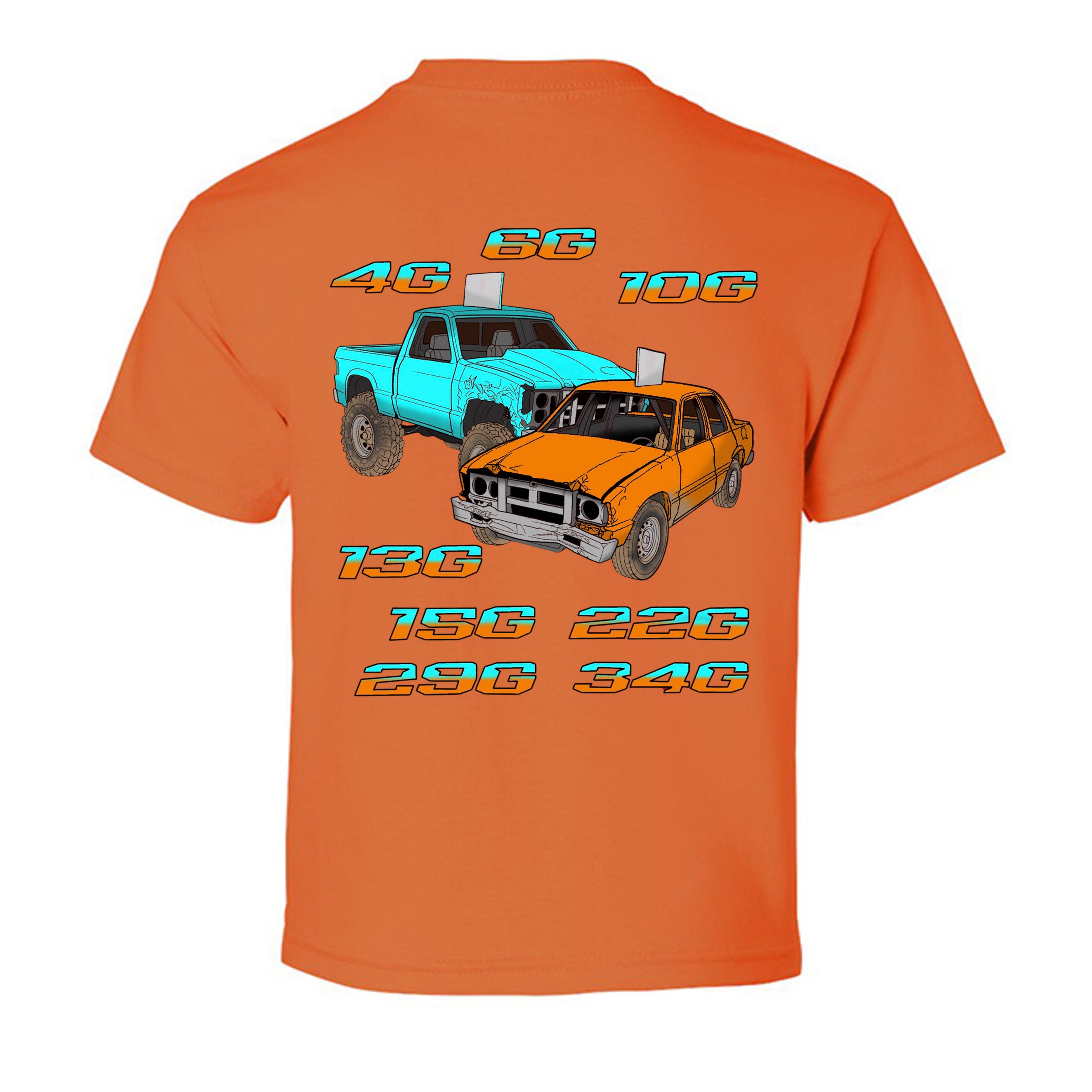 SAFETY ORANGE - G200B - BACK