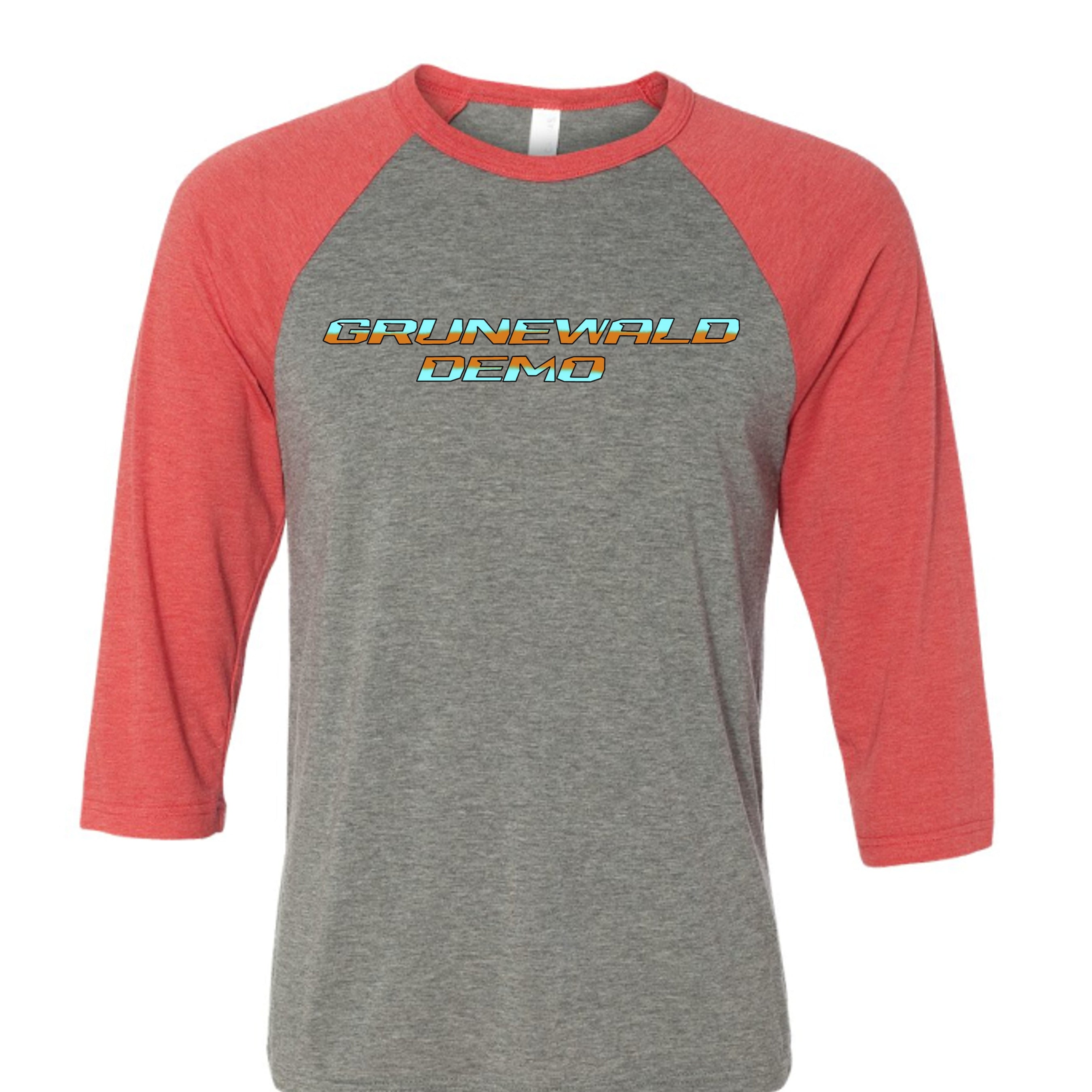 GREY/LT RED TRIBLEND - 3200 - FRONT