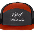 Charcoal/ Burnt Orange/ Black - 168 - FRONT