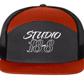 Charcoal/ Burnt Orange/ Black - 168 - FRONT