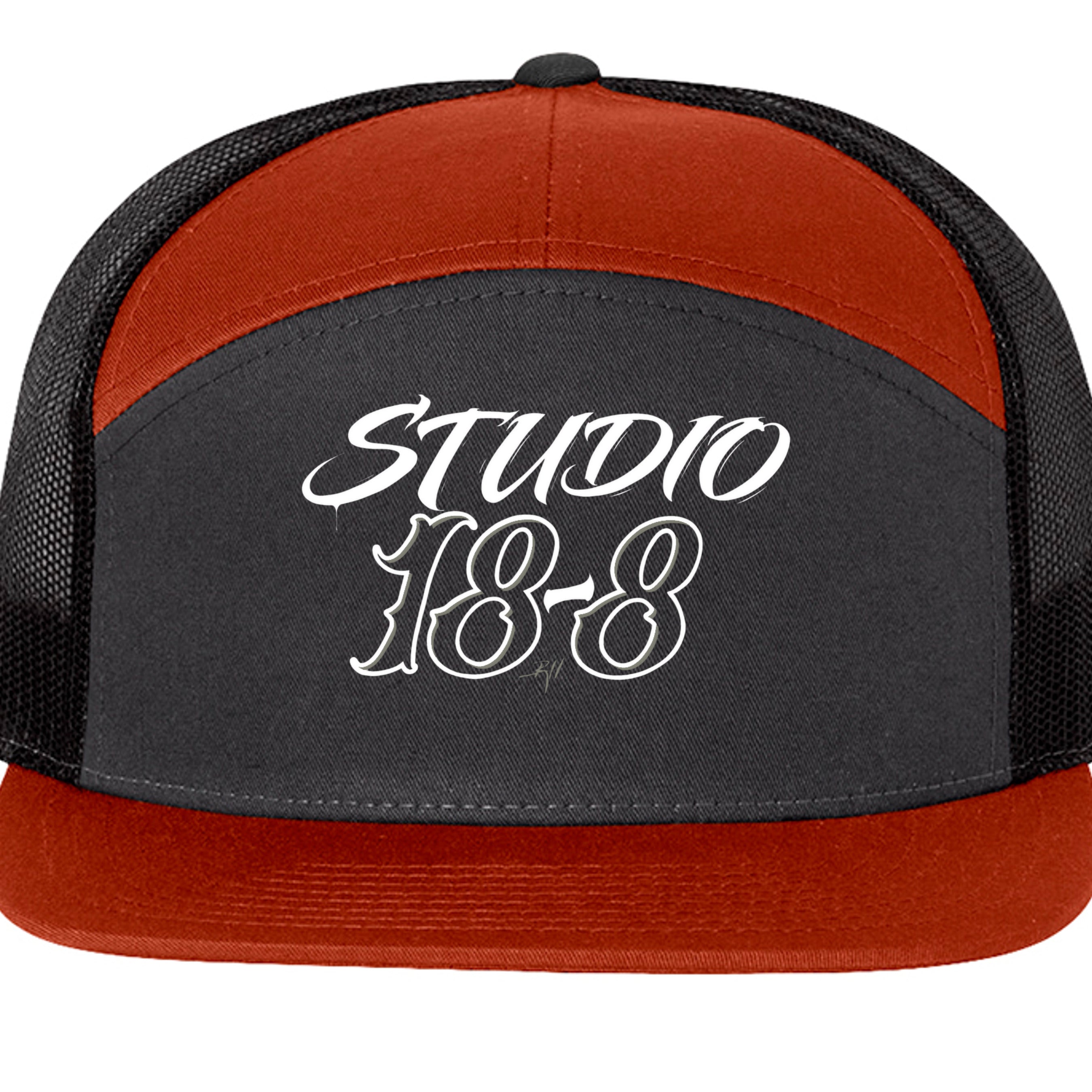 Charcoal/ Burnt Orange/ Black - 168 - FRONT