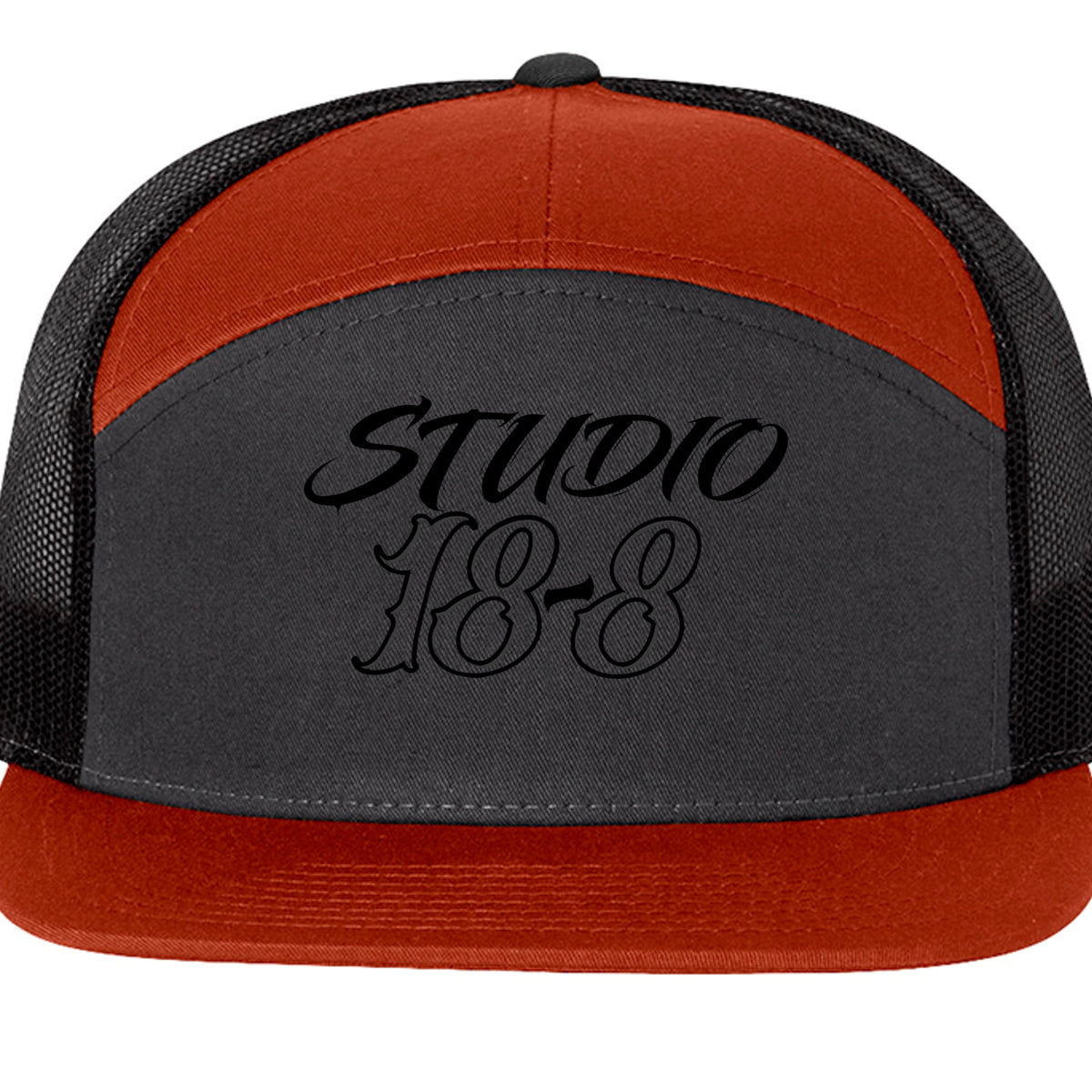 Charcoal/ Burnt Orange/ Black - 168 - FRONT
